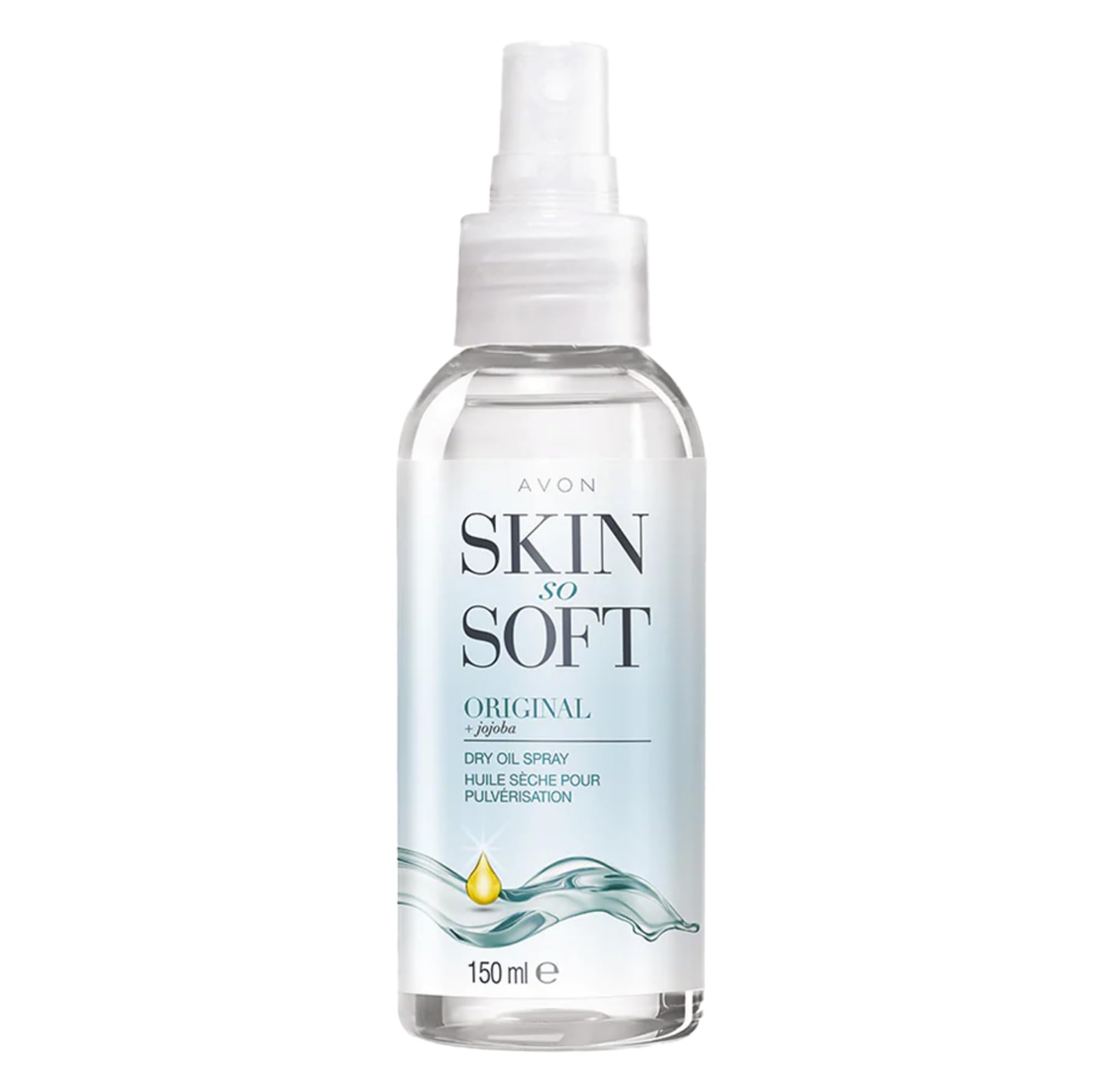 Avon bottle front packaging showing product and brand, fast hydration benefit