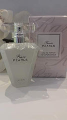 AVON Rare Pearls spray nozzle close-up highlighting easy application benefit