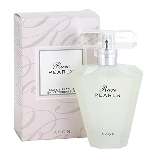 AVON Rare Pearls front bottle shot showing elegant packaging and premium look