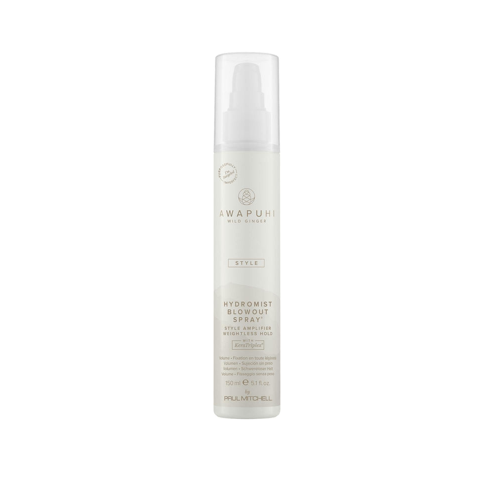 Awapuhi Wild Ginger HydroMist front bottle showing label and size benefit