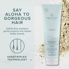 Awapuhi Wild Ginger creamy lather texture demonstrating gentle cleansing