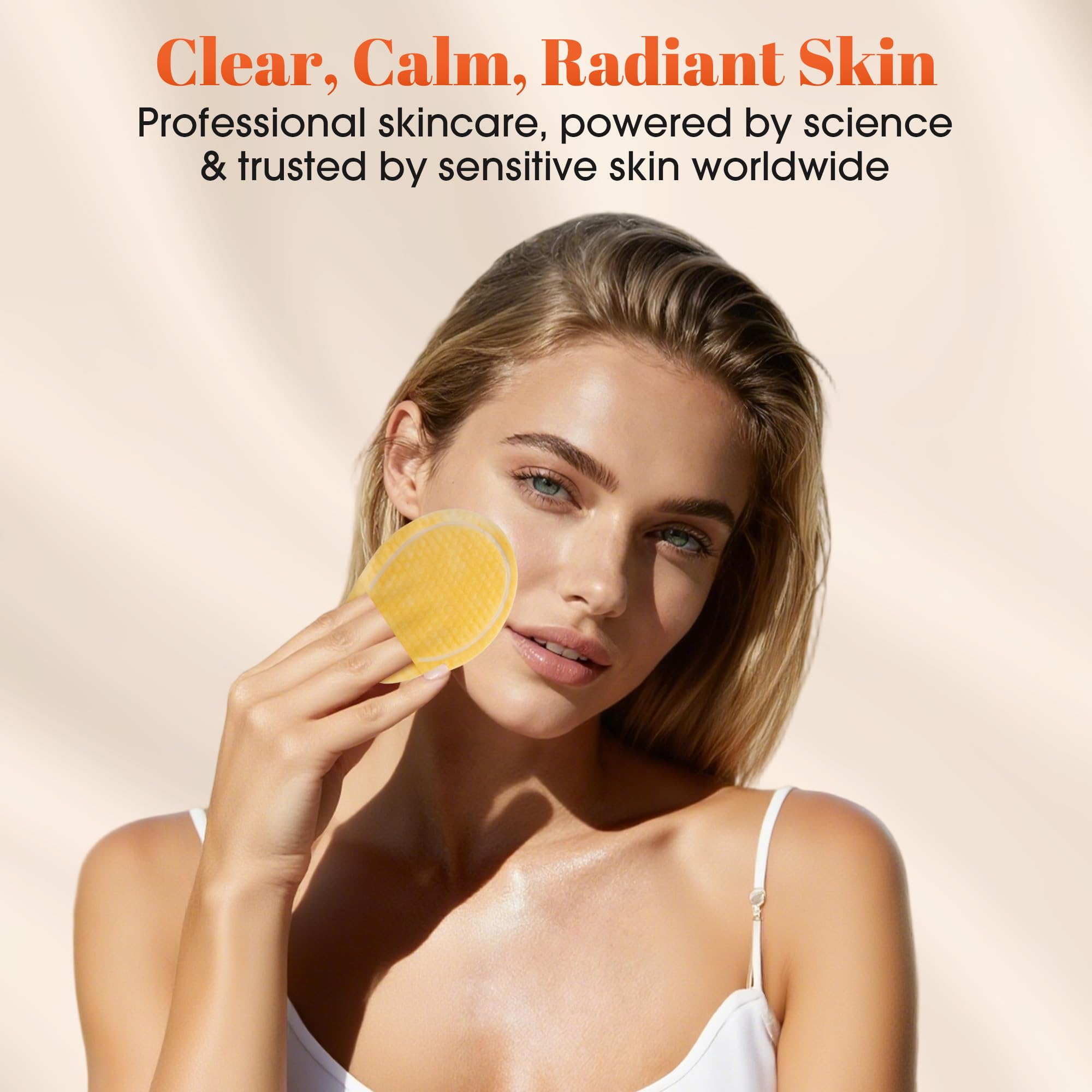 AwesomeWare illustrative before and after comparison showing improved skin radiance
