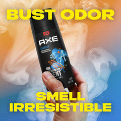 AXE Anarchy nozzle close-up showing easy-spray delivery benefit