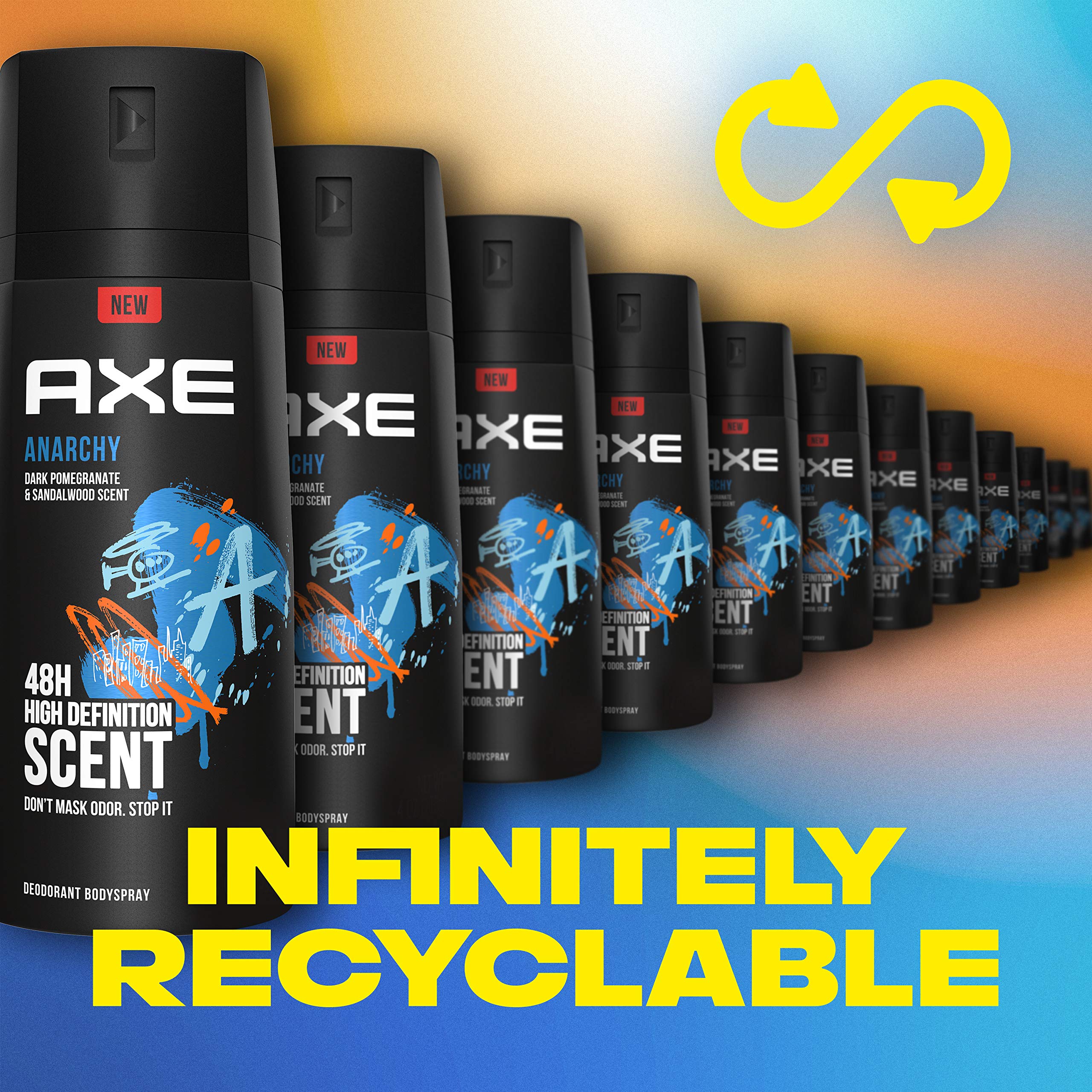 AXE Anarchy used after gym workout showing refreshed confidence benefit