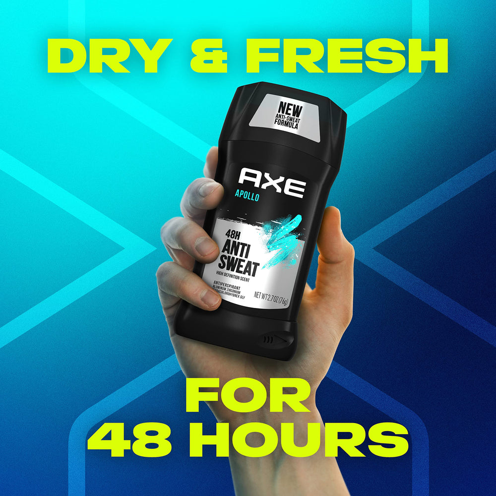 AXE Apollo being applied in hand demonstrating quick-dry benefit