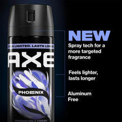 AXE Apollo can label detail highlighting sage and cedarwood scent
