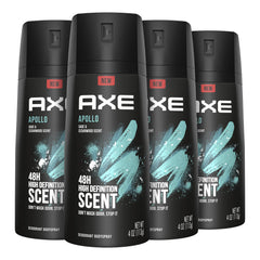AXE Apollo front can showing sage and cedarwood scent benefit