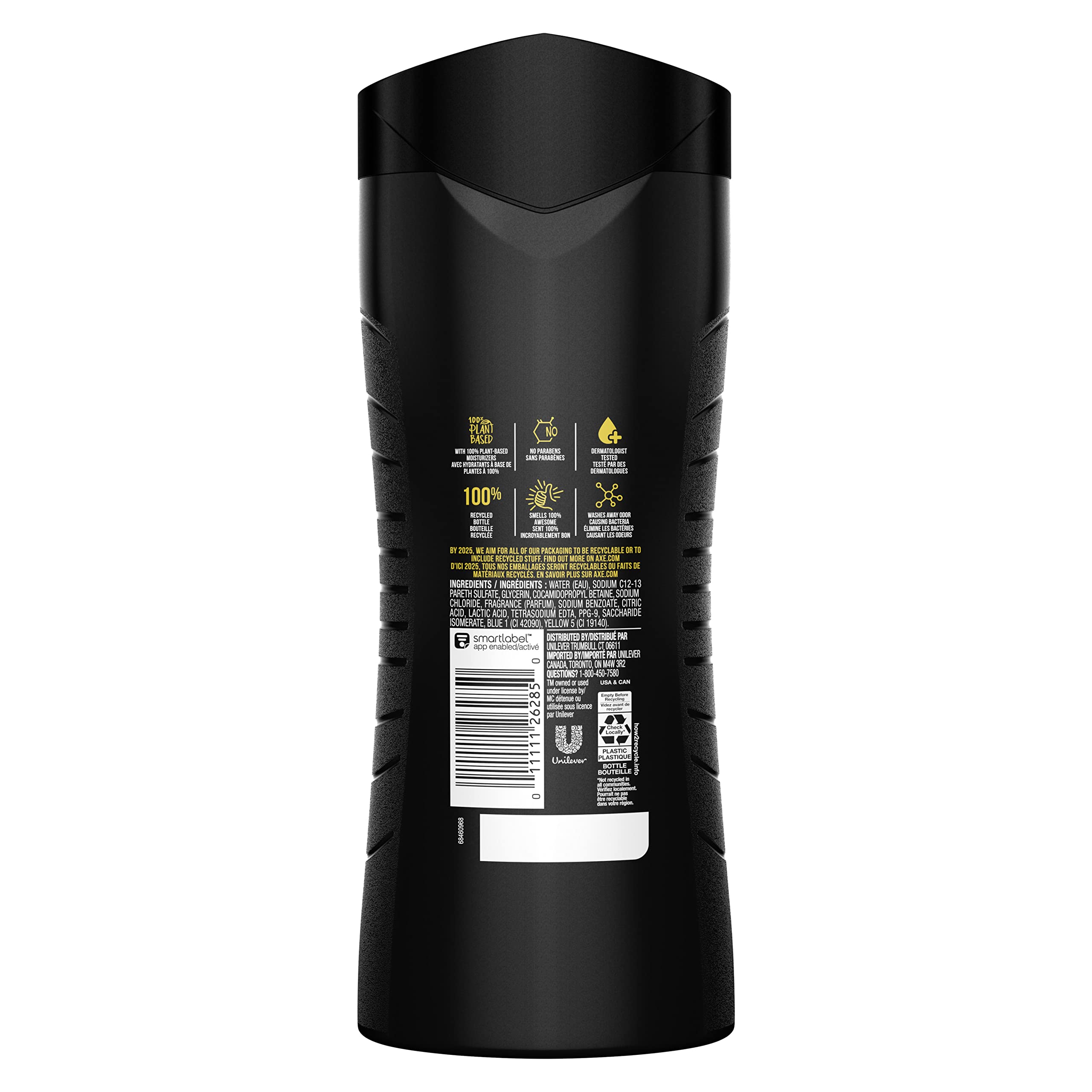 AXE Apollo pouring into hand to create foam, shows easy lathering benefit
