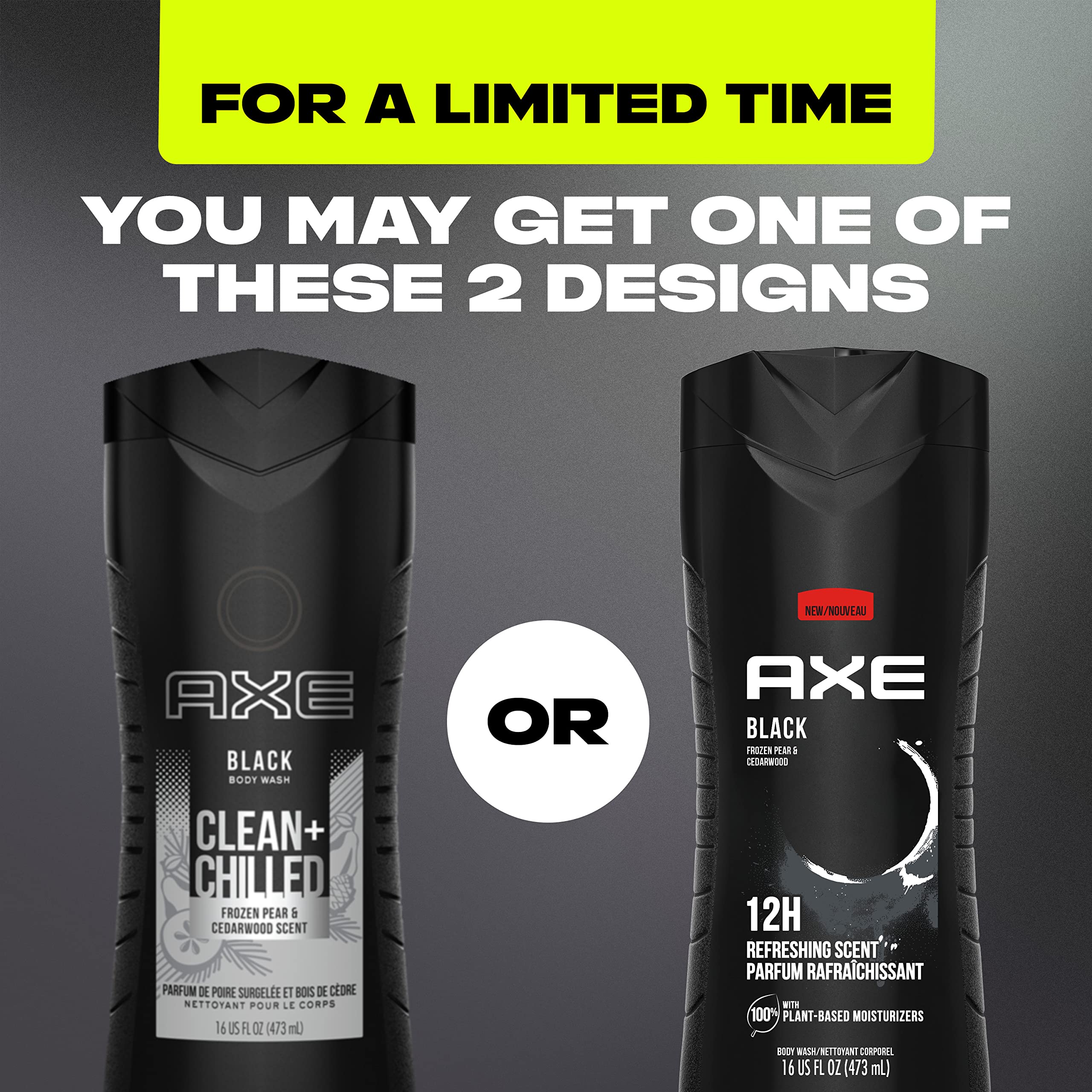 AXE Black rich foamy lather demonstrating cleansing action and skin-softening moisturizers