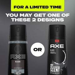 AXE Black nozzle detail showing mist-ready spray for quick application benefit