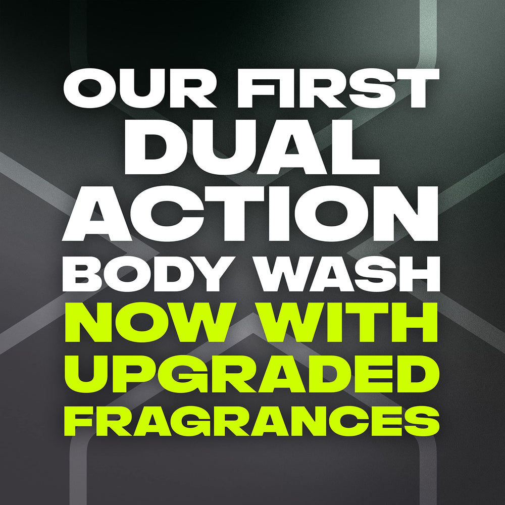 Person using AXE Black in shower illustrating easy rinse and lasting freshness benefit