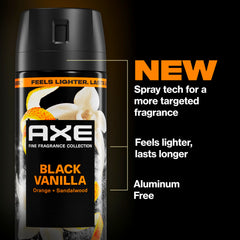 AXE fine fragrance mist texture in air illustrating lightweight coverage and quick diffusion