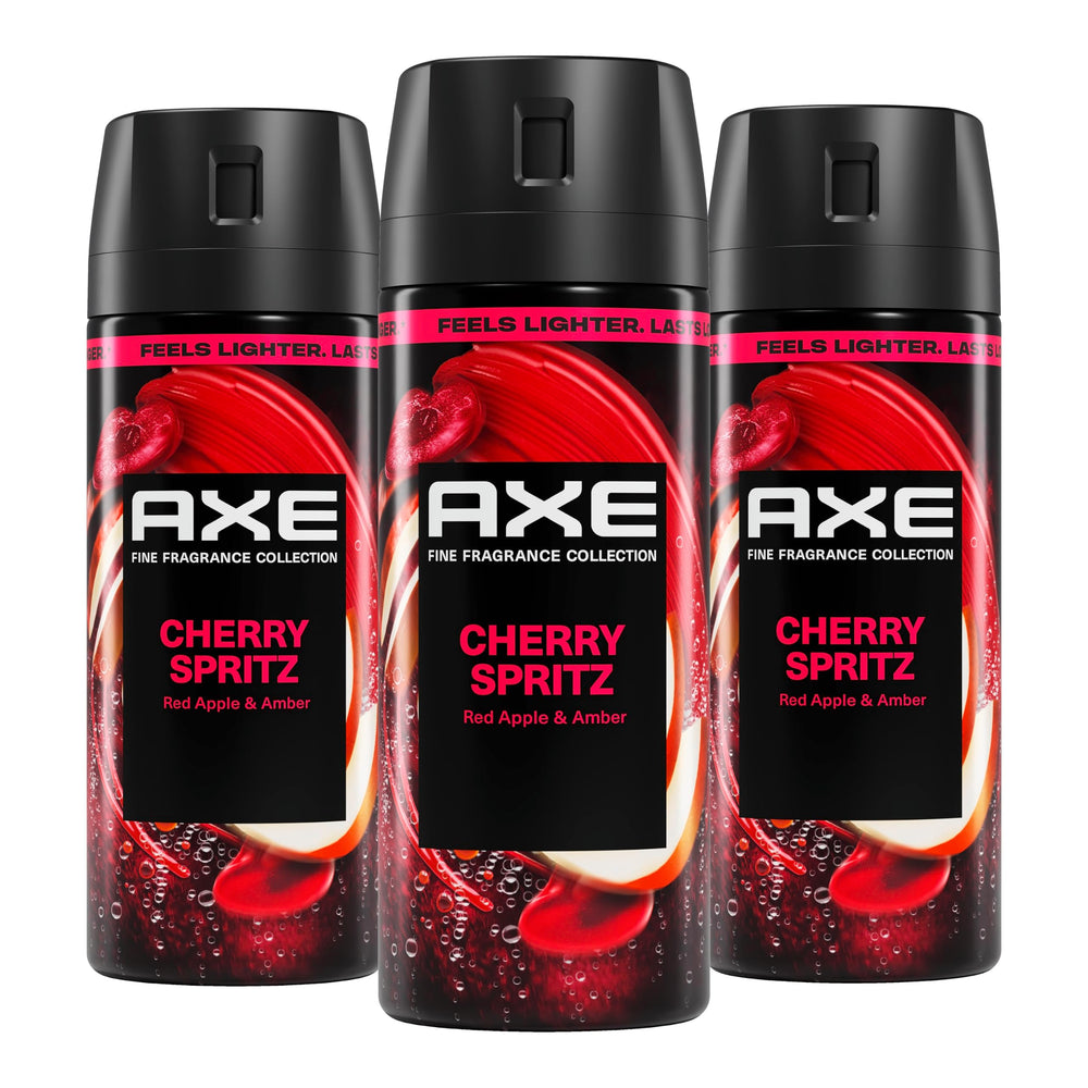 AXE Cherry Spritz front packaging showing bold label and scent appeal