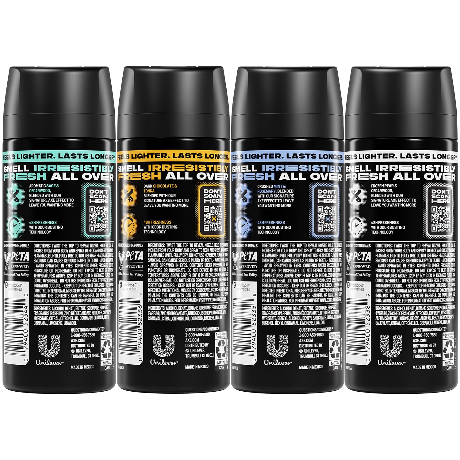 AXE closeup nozzle targeted spray for precise, lighter application