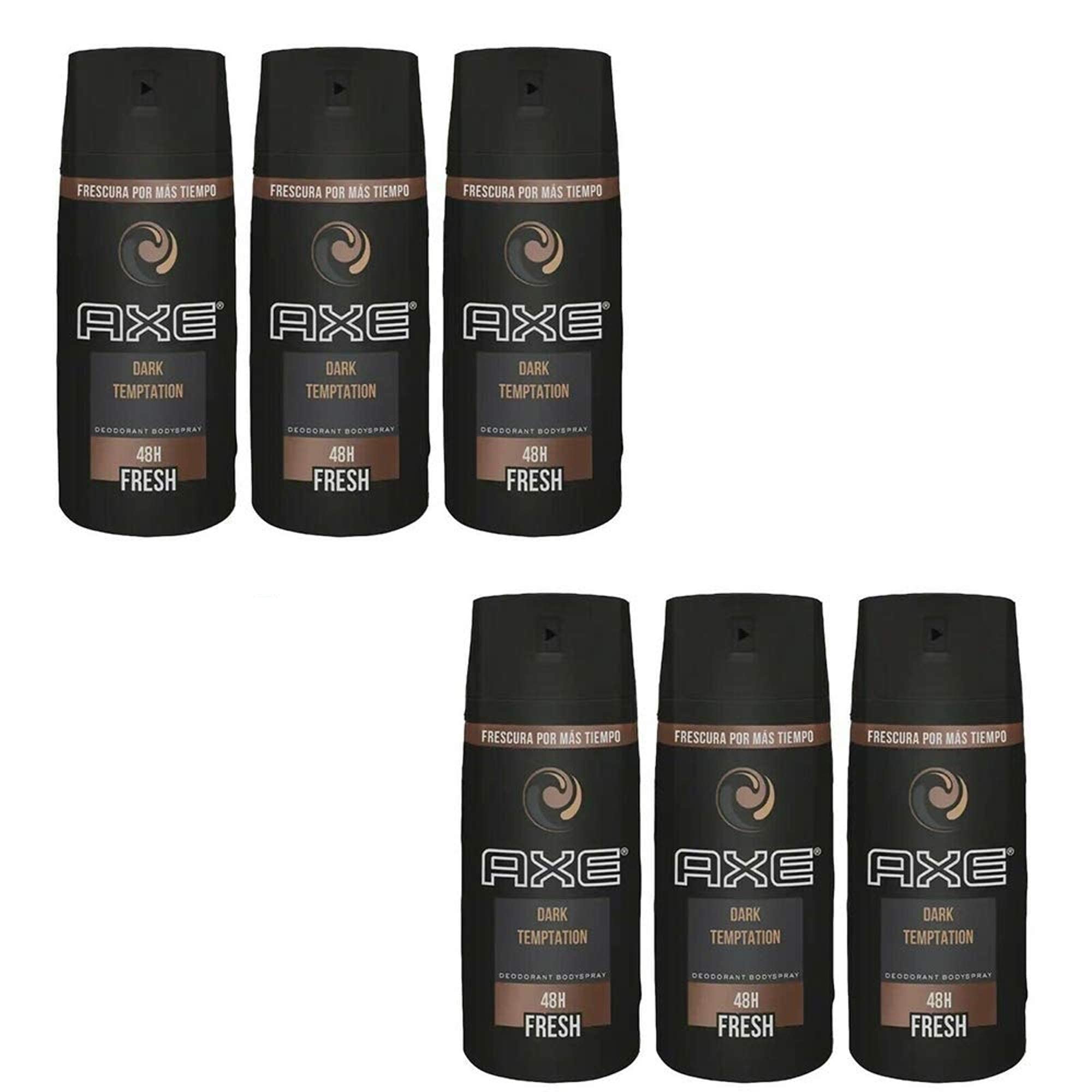 AXE Dark Temptation close-up of aerosol finish illustrating smooth mist benefit