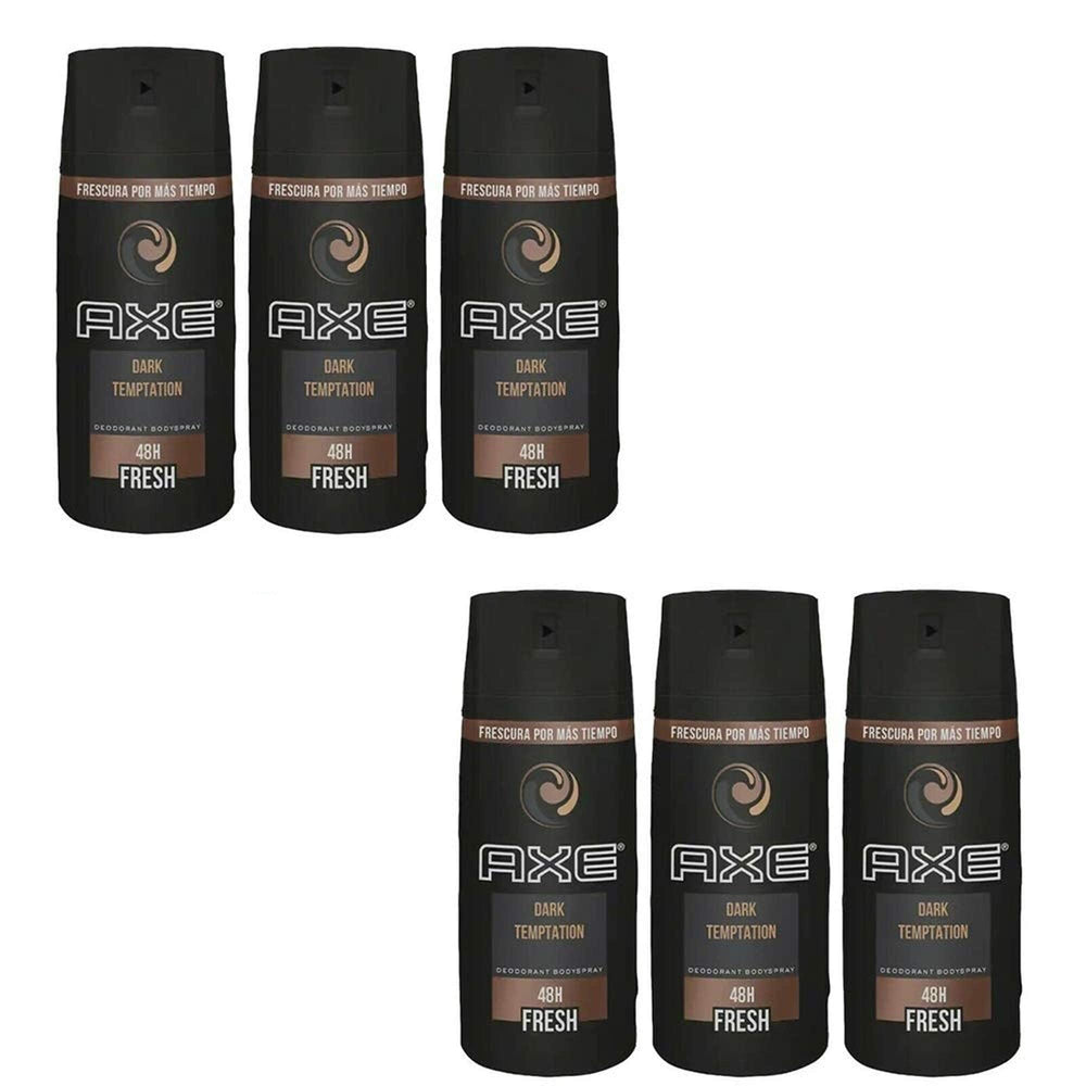 AXE Dark Temptation close-up of aerosol finish illustrating smooth mist benefit