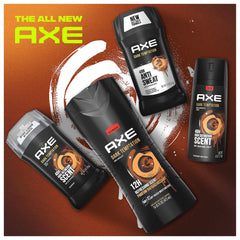 AXE ingredient concept with cocoa and peppercorns highlighting warm scent