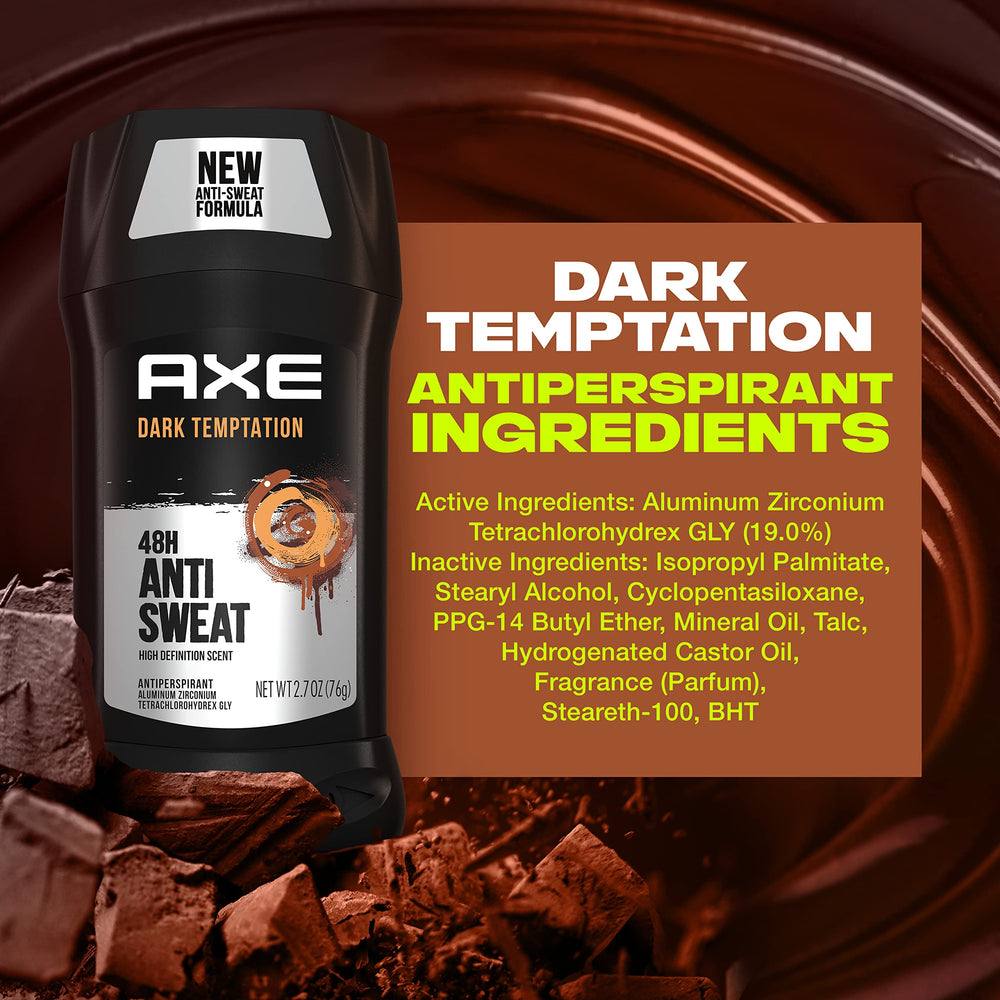 AXE Dark Temptation in an evening setting suggesting confident scent impact