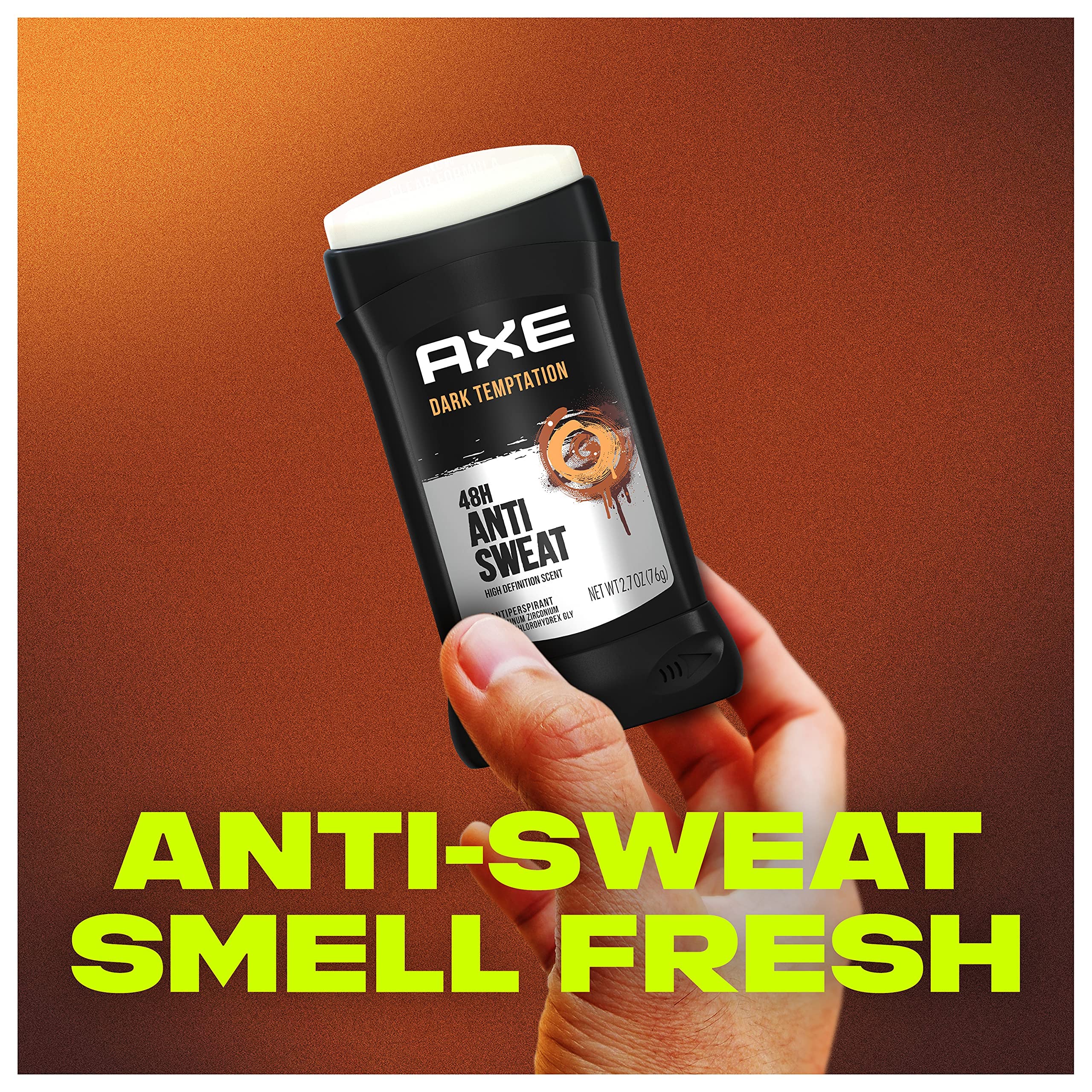 AXE size comparison in hand showing travel-ready convenience