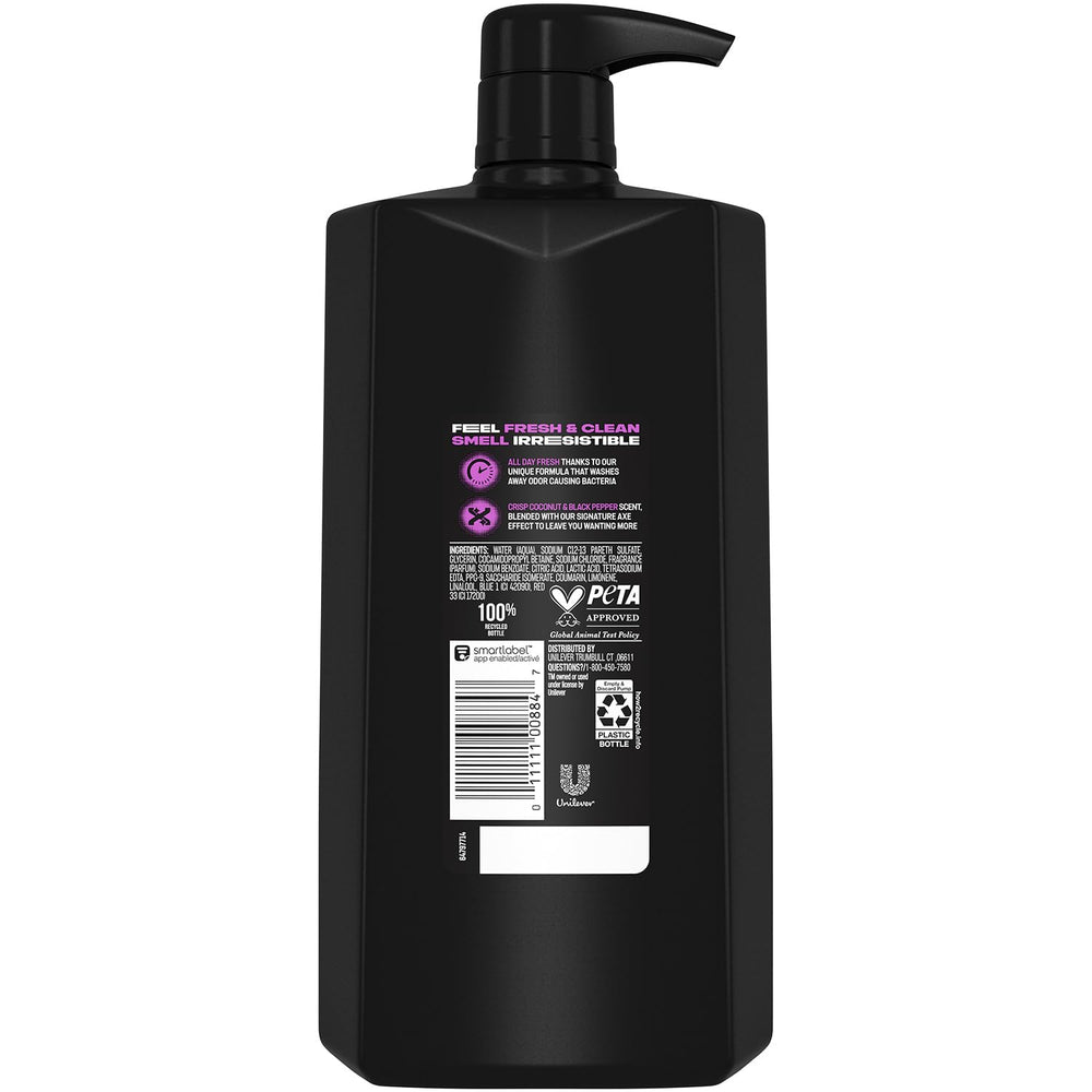 AXE Excite lather closeup demonstrating creamy moisture and cleansing power