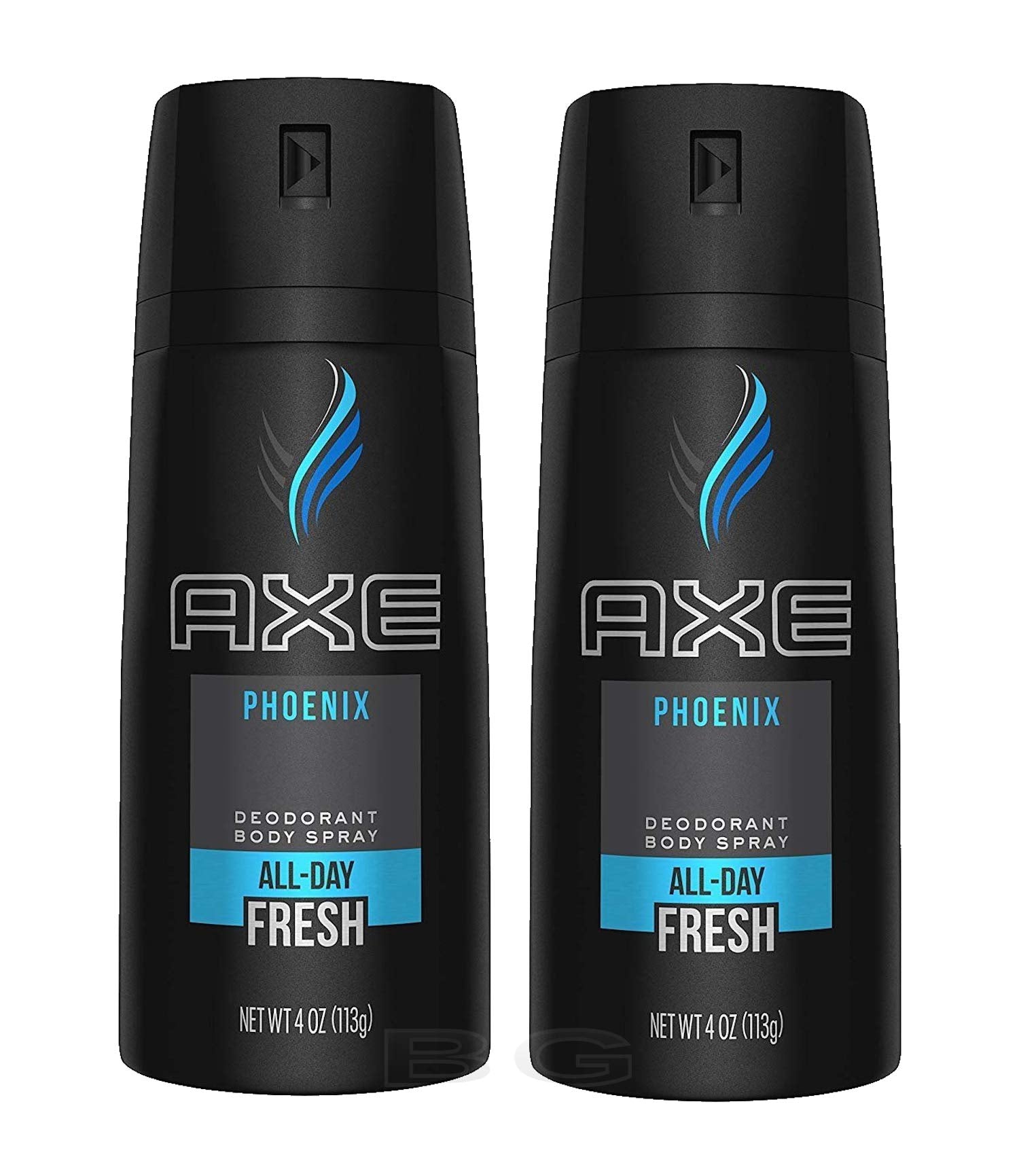AXE Phoenix front packaging two-pack showing cans and branding, convenient everyday scent