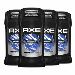 AXE Phoenix front packaging showing bold scent and 4-pack benefit