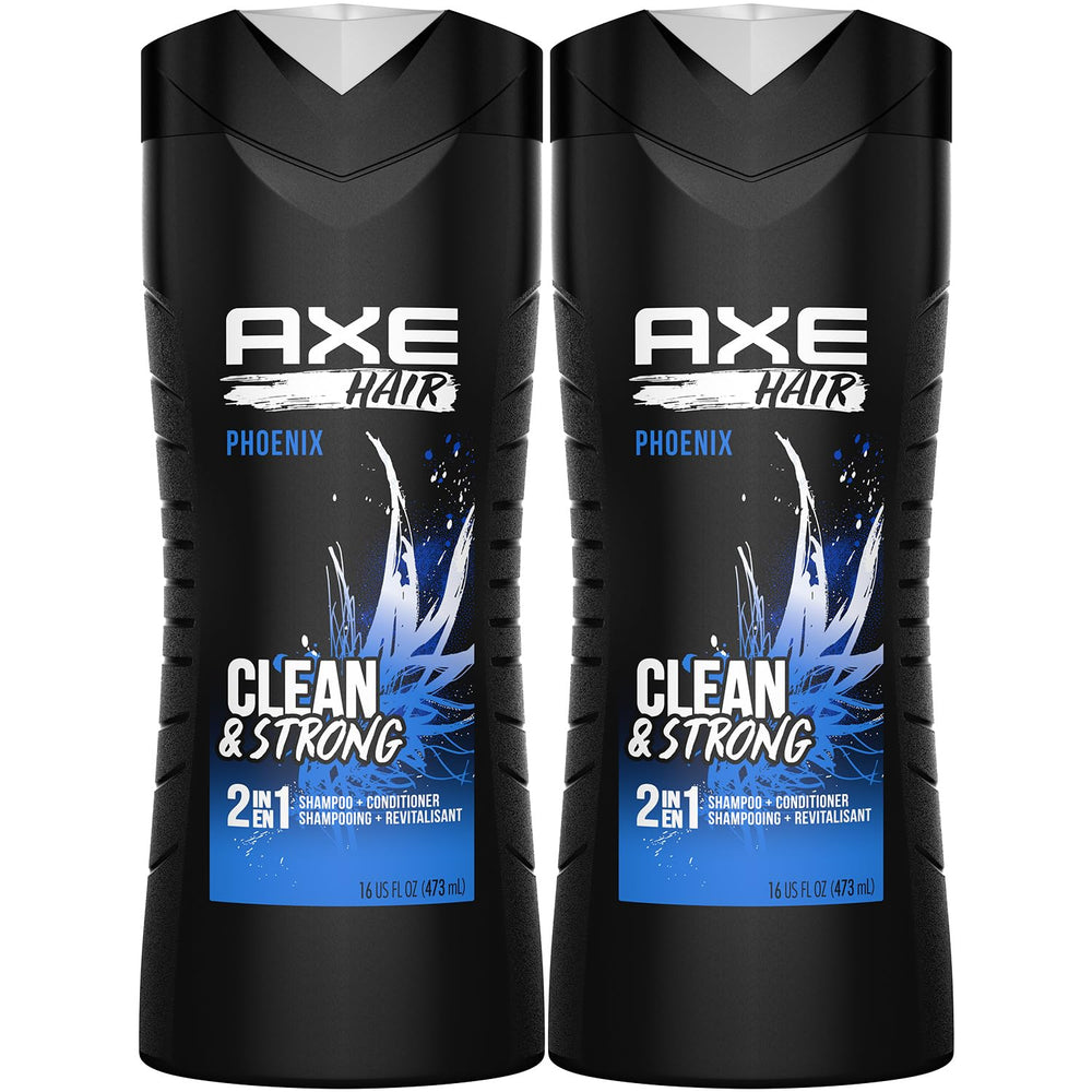 AXE Phoenix front packaging showing scent and size benefits