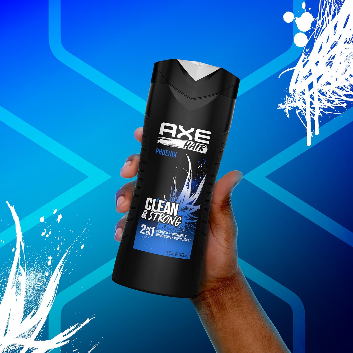 AXE Phoenix crushed mint and rosemary ingredients highlighting fresh scent