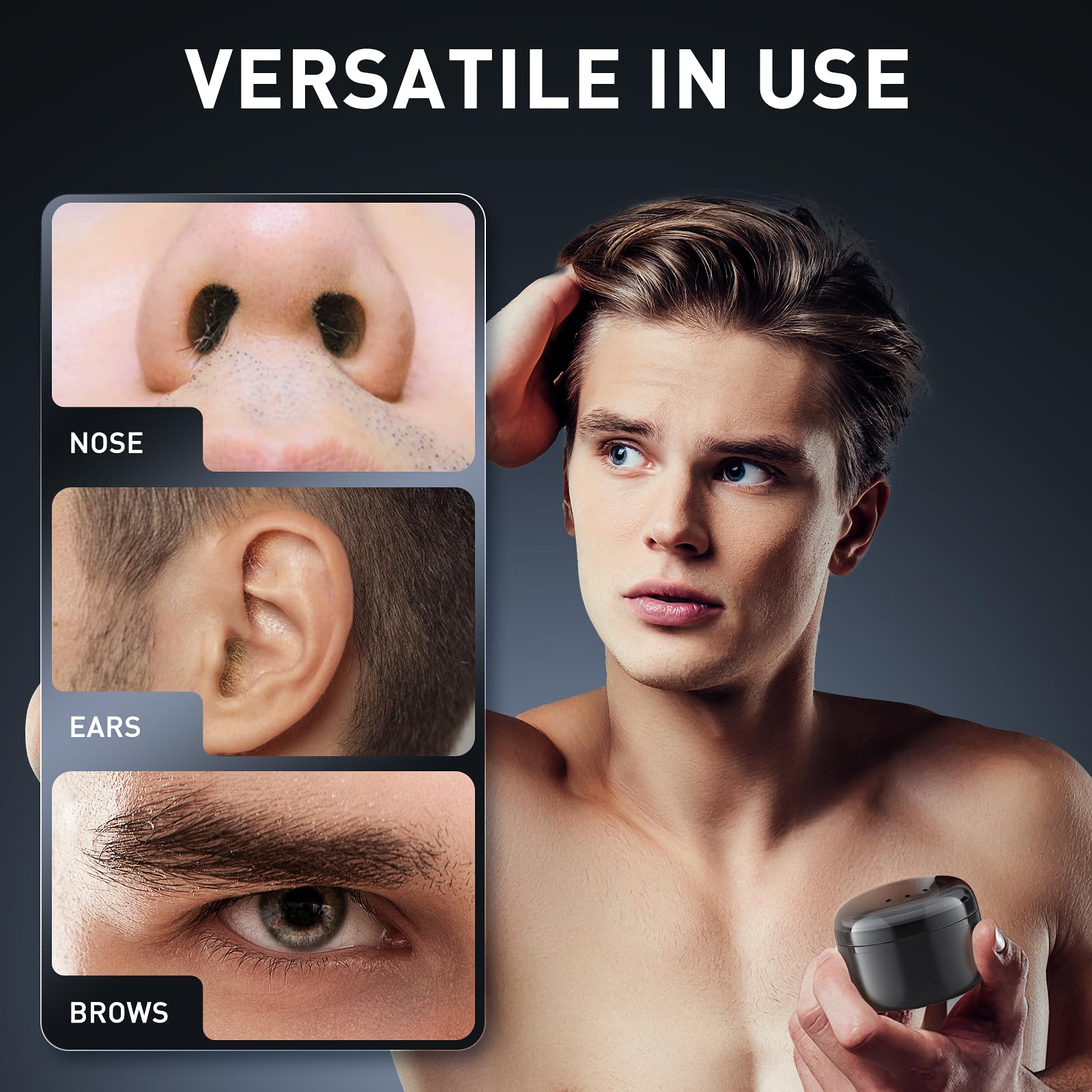 azang applicators for nose ear eyebrow arranged for accurate targeted waxing