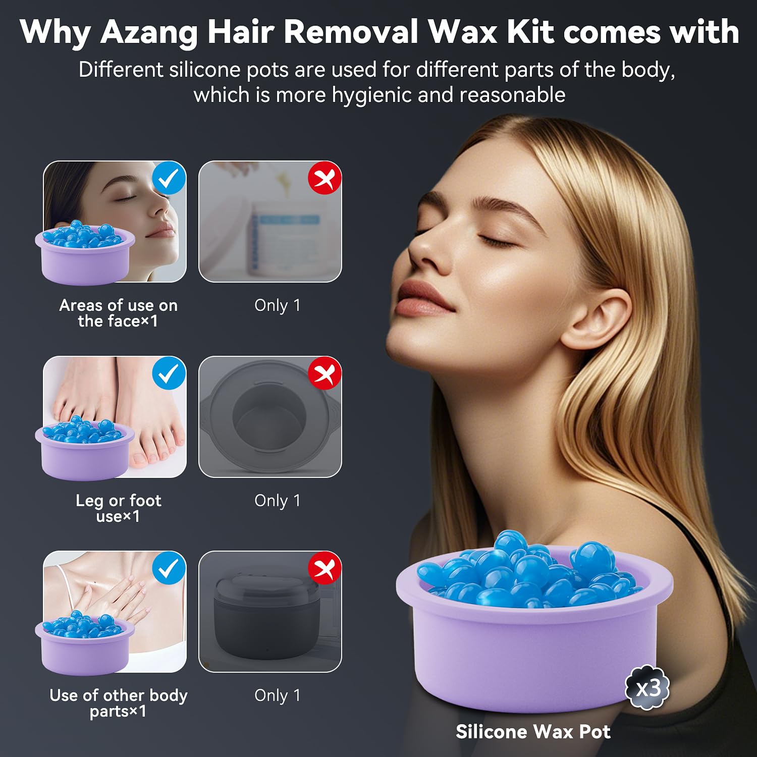 Azang kit held in hand for size comparison and travel-friendly benefit