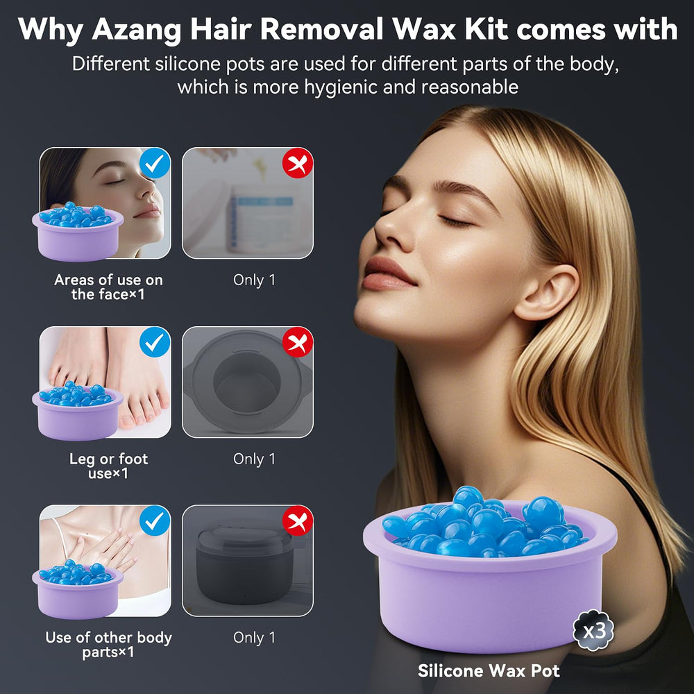 Azang kit held in hand for size comparison and travel-friendly benefit