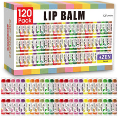 AZEN front packaging showing 120-pack and flavor variety for easy gifting