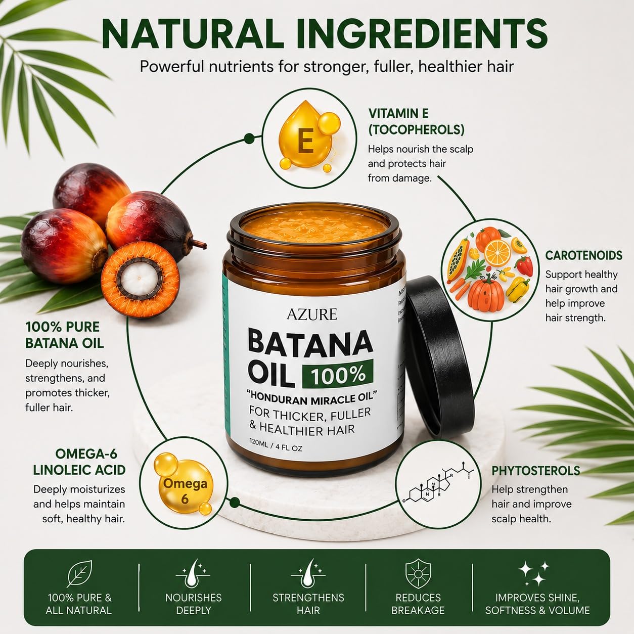 AZURE Batana texture close-up revealing creamy paste and rich moisturizing quality