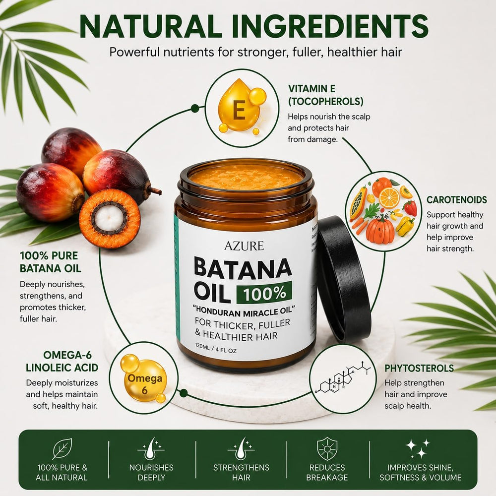 AZURE Batana texture close-up revealing creamy paste and rich moisturizing quality