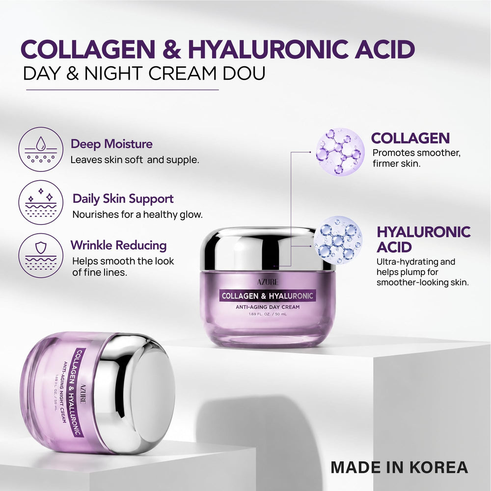 Azure Cosmetics day cream texture close-up, lightweight absorption for makeup-ready skin