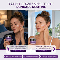 Azure Cosmetics night cream close detail, rich moisturizing support for overnight care
