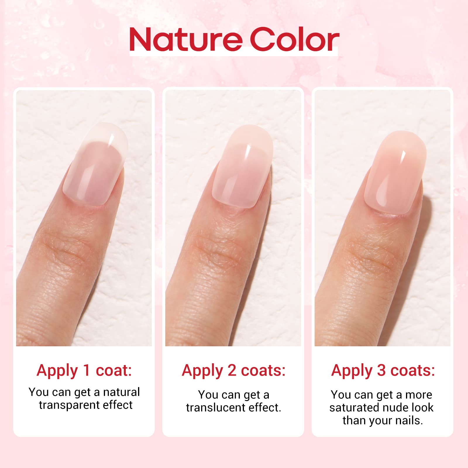AZUREBEAUTY close-up of dip powder texture improving nail durability