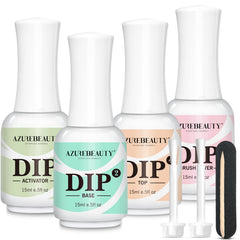 AZUREBEAUTY front packaging showing complete 4+4pc kit and included tools for convenience