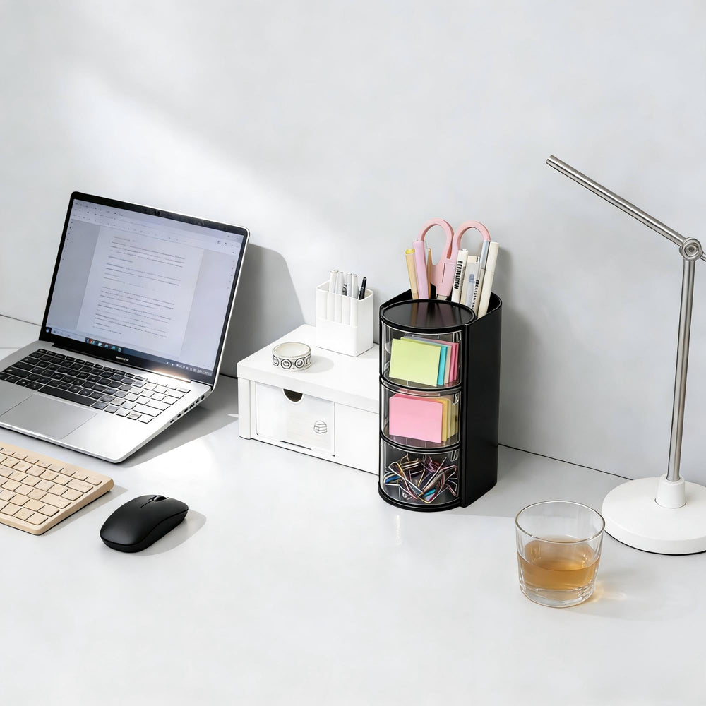 Azurphoric size comparison with hairbrush demonstrates compact space-saving