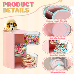 Azurphoric clear drawer holding sponges and pins for tidy order