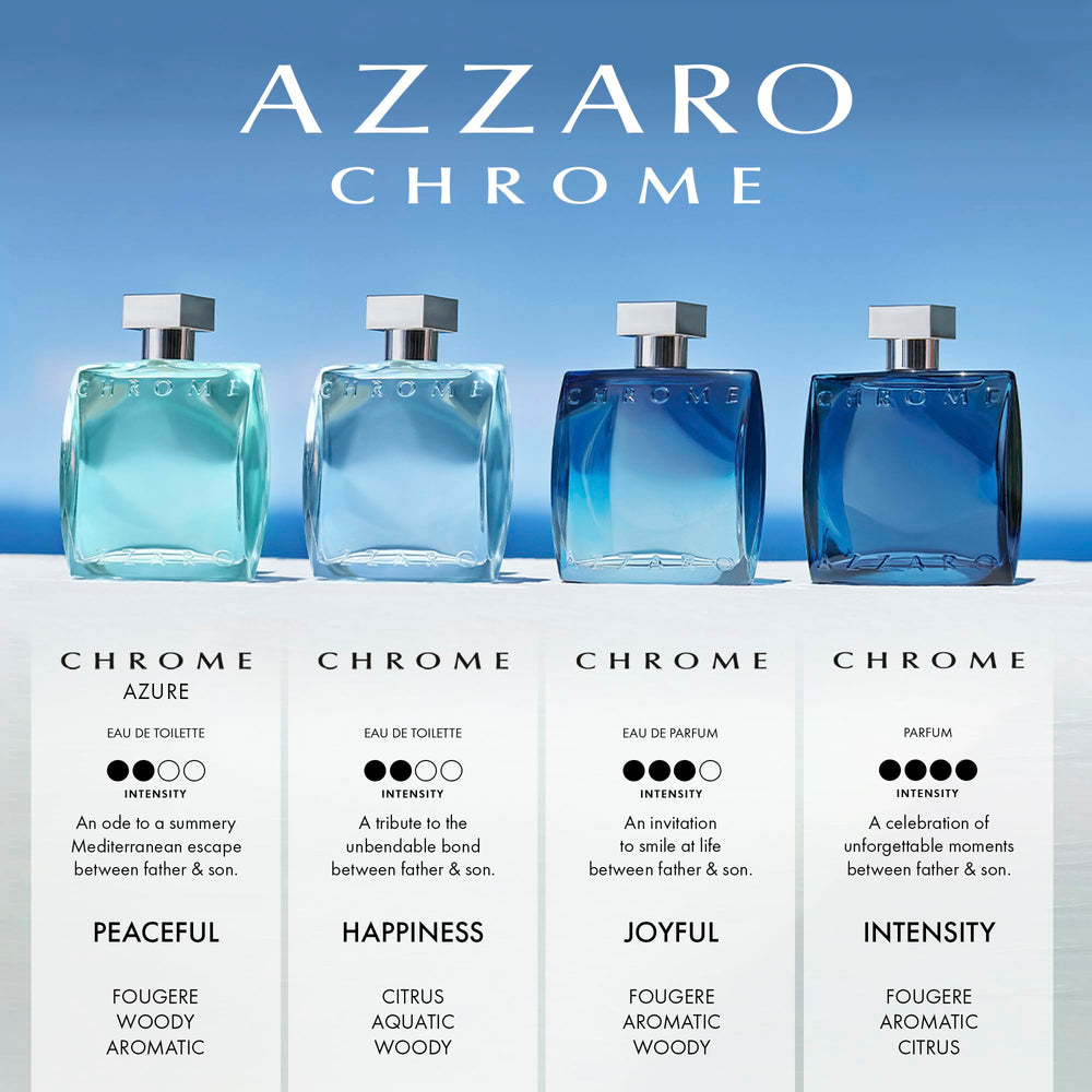 Close-up of pine and mandarin elements representing Azzaro Chrome natural depth