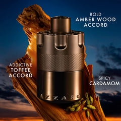 Azzaro Forever Wanted Elixir 10ml detail highlighting texture and cap for luxurious appeal