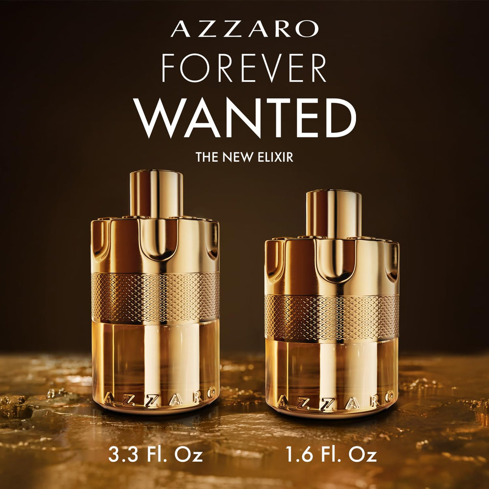 Azzaro bottle staged in evening setting implying sophisticated nighttime fragrance appeal