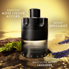 Azzaro The Most Wanted Intense 10ml side-by-side with others showing size and intensity contrast