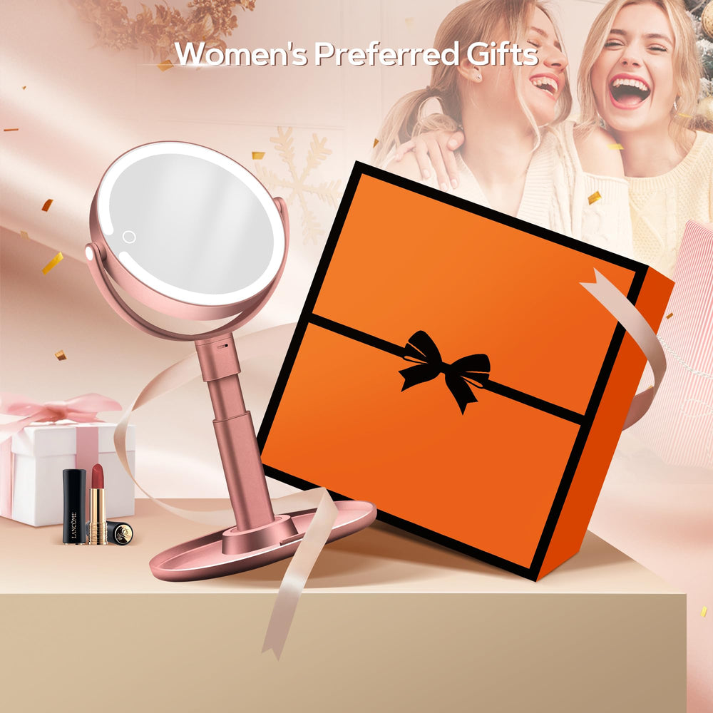 B Beauty Planet included precision tweezers beside mirror, aiding detailed beauty tasks