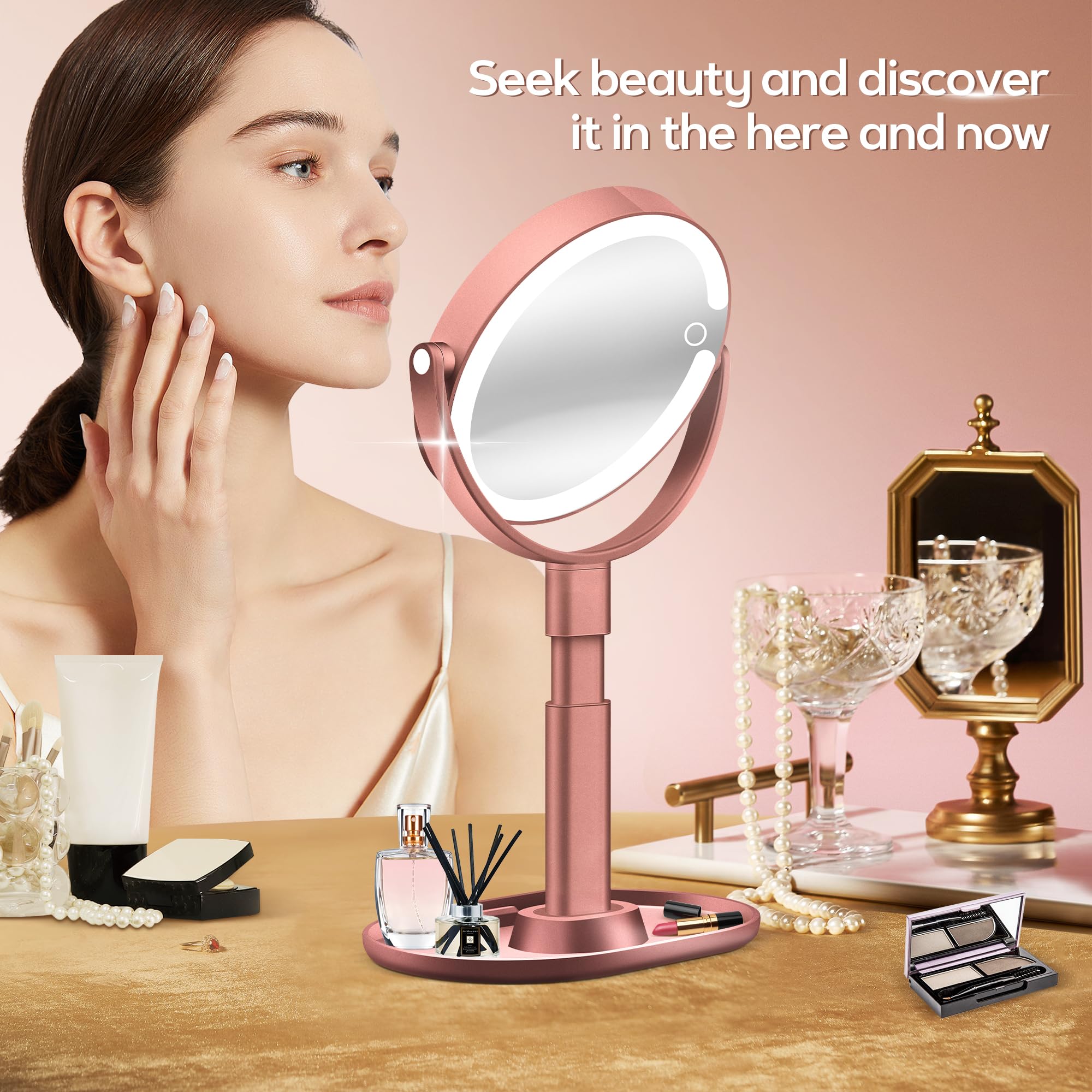 B Beauty Planet demonstrating 360° rotation, enabling versatile viewing positions
