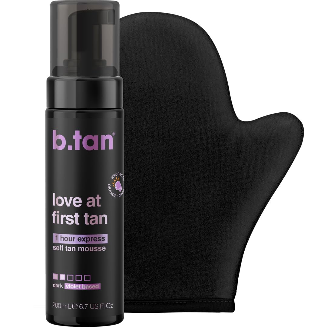 b.tan front packaging showing kit contents and benefits