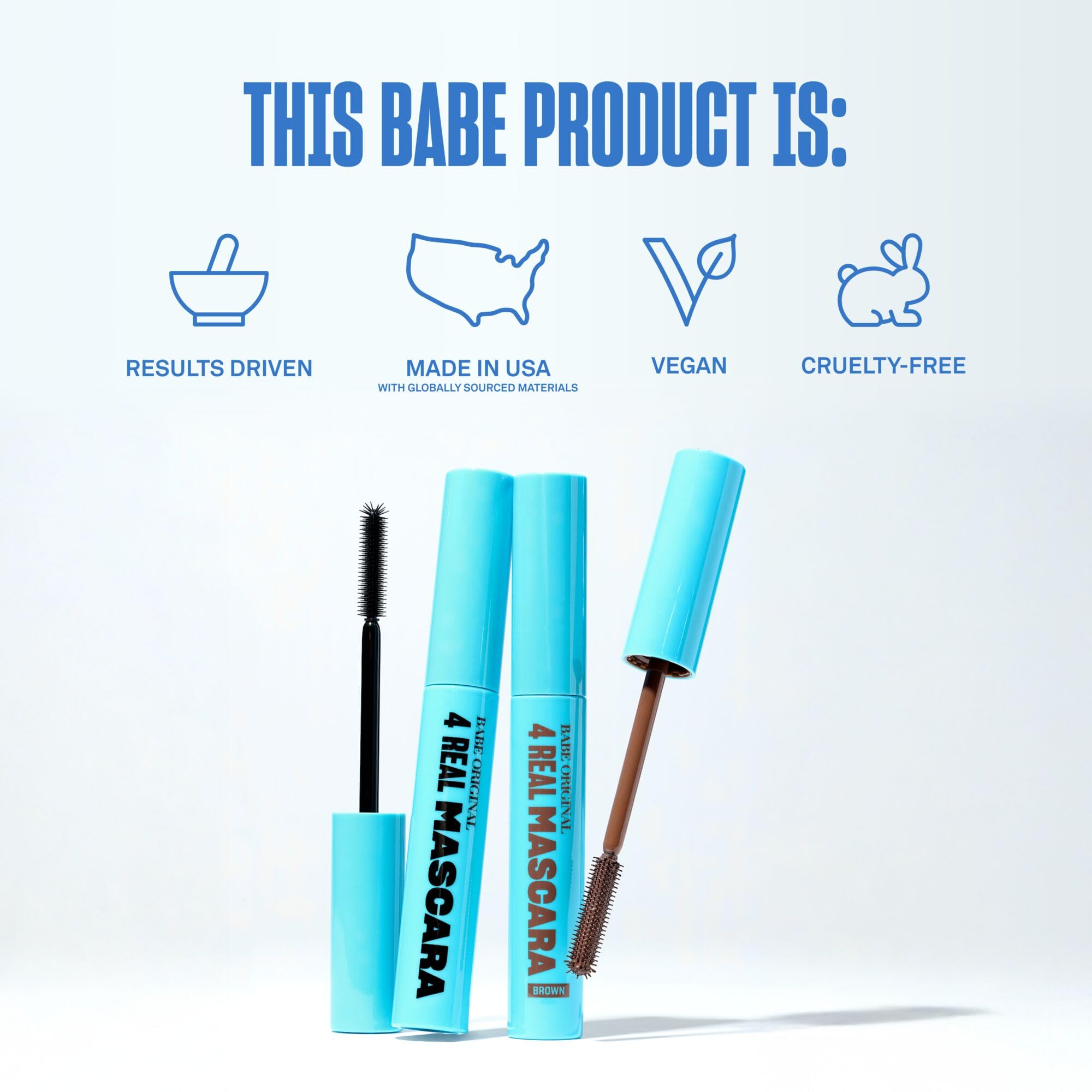BABE ORIGINAL placed on bathroom counter conveying everyday routine benefit