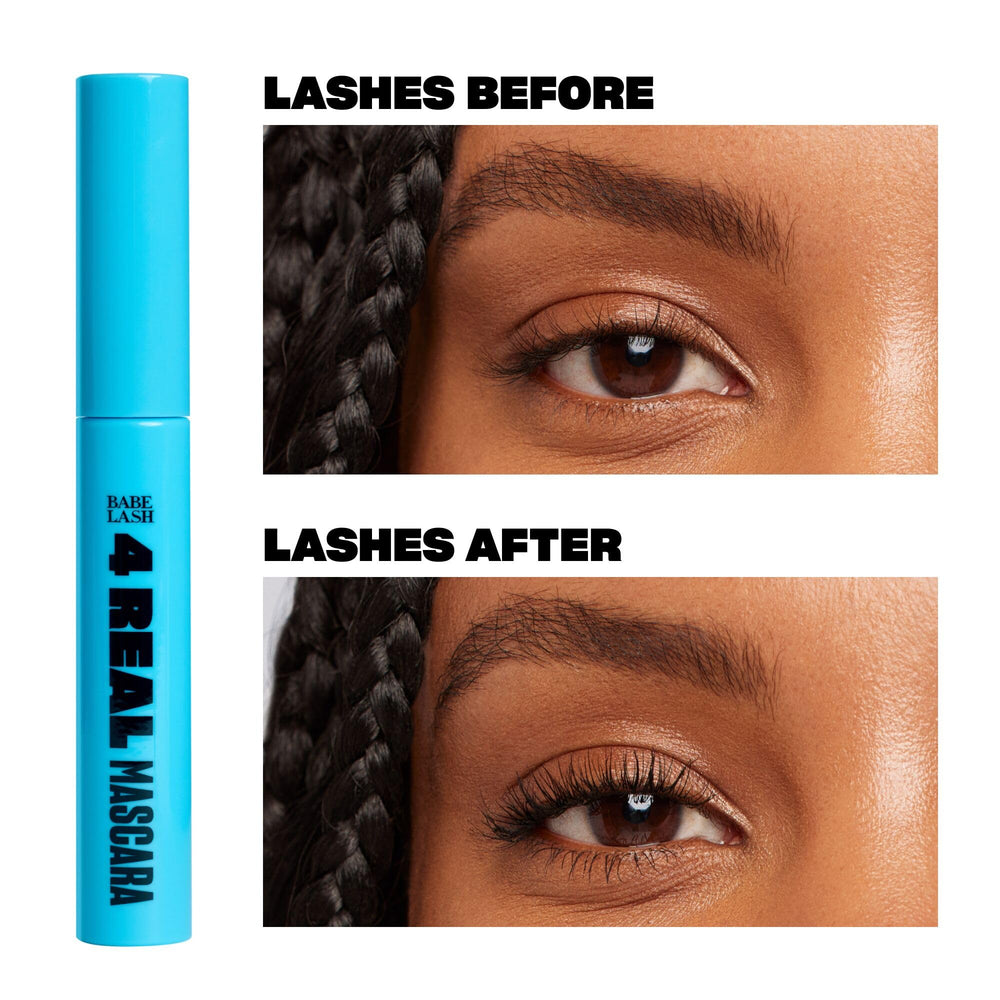 BABE ORIGINAL silicone wand close-up gripping lashes for precise application