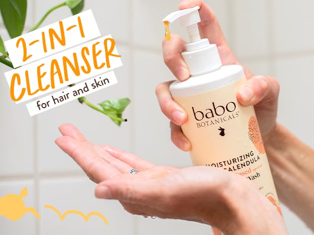 Babo Botanicals calendula close-up showing sustainably sourced flower